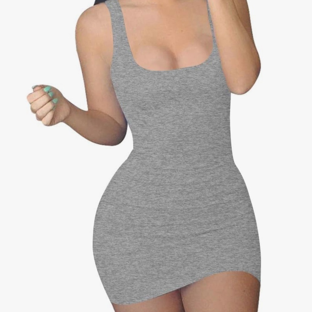LIKE NEW! Gray Soft 🥰 Sleeveless Mini Dress